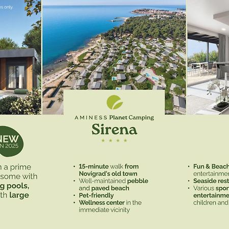 Aminess Planet Camping Holiday Homes Sirena Novigrad Istria Buitenkant foto