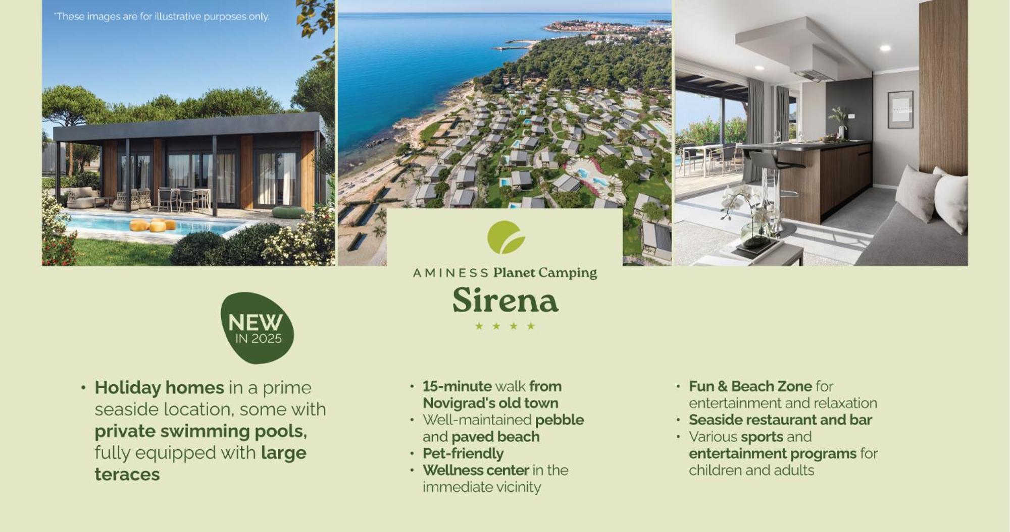 Aminess Planet Camping Holiday Homes Sirena Novigrad Istria Buitenkant foto